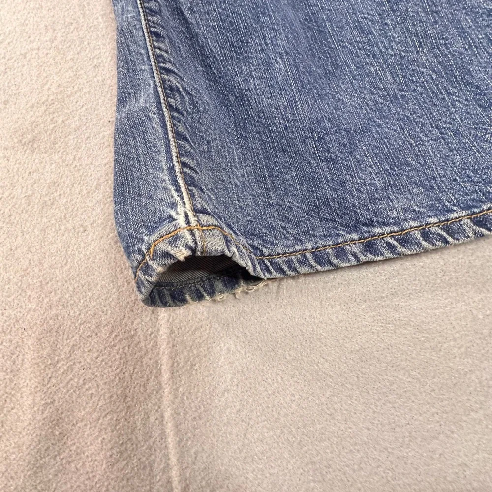 Vintage Y2K Gap 1969 Loose Boot Fit Jeans Mens 40x30 Blue Button Fly Cotton